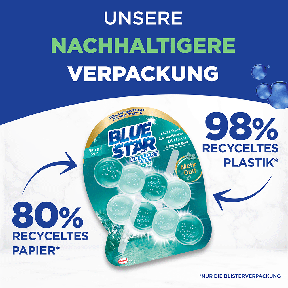 Bild: Blue Star Brilliant Gel WC Steine Berg See