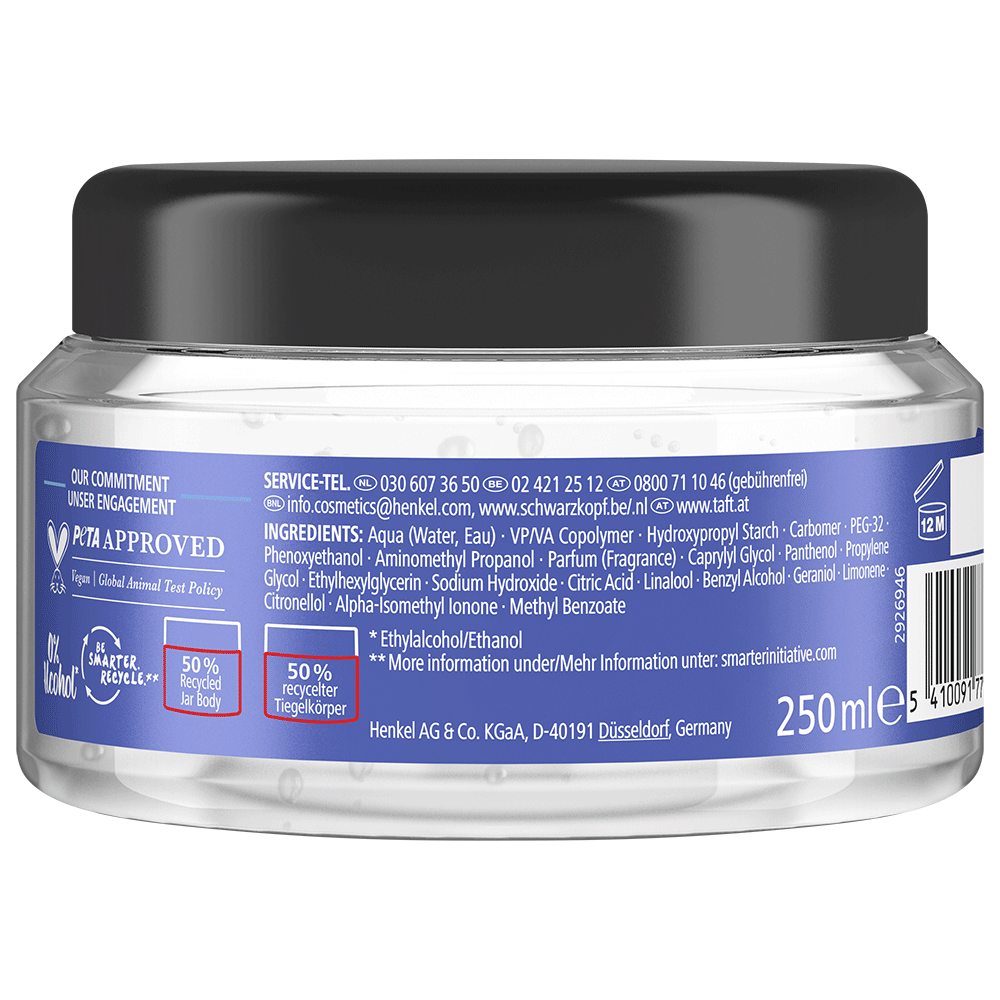 Bild: Schwarzkopf taft Styling Gel Ultra Chaos