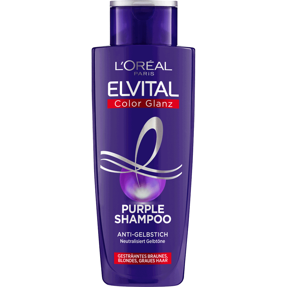 Bild: L'ORÉAL PARIS ELVITAL Color Glanz Purple Shampoo Anti Gelbstich