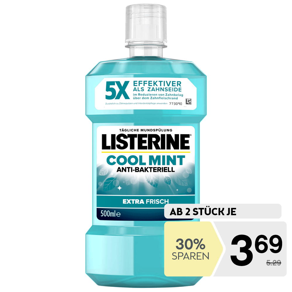 Bild: LISTERINE Mundspülung Cool Mint Extra Frisch