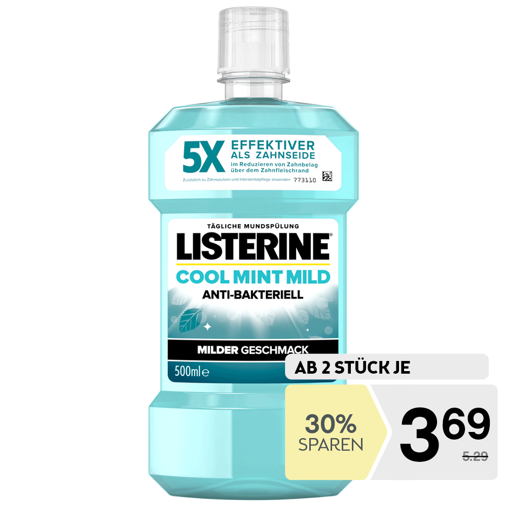 Bild: LISTERINE Mundspülung Cool Mint Milder Geschmack