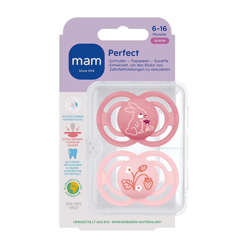 Bild: MAM Perfect Silikon Schnuller 6-16 Monate