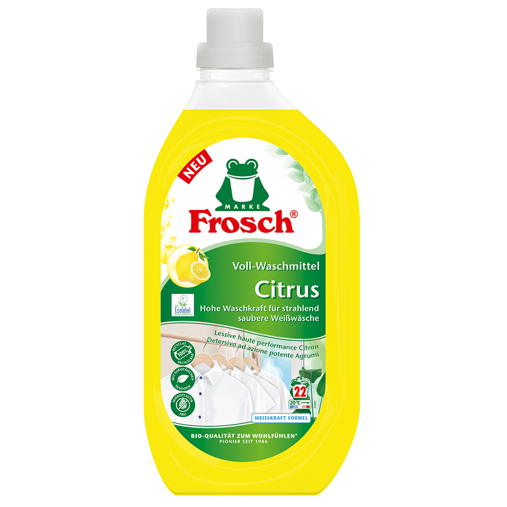 Bild: Frosch Voll-Waschmittel Citrus