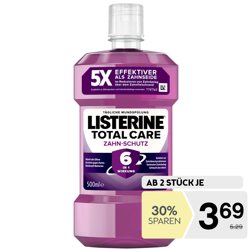 Bild: LISTERINE Mundspülung Total Care Zahn-Schutz