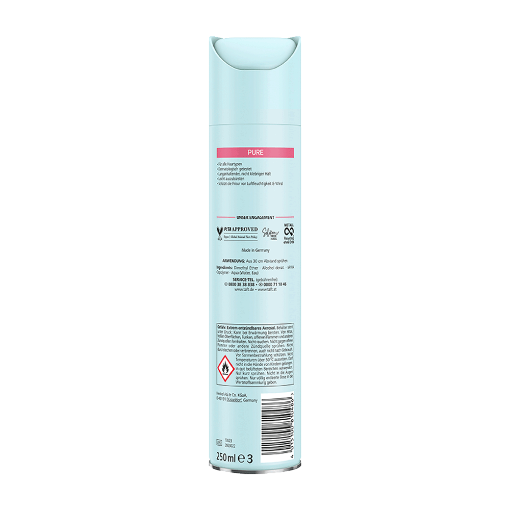 Bild: Schwarzkopf taft Haarspray Pure