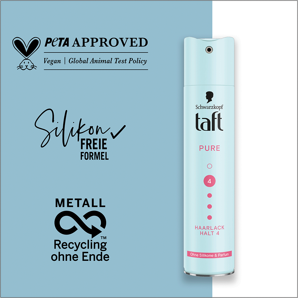 Bild: Schwarzkopf taft Haarspray Pure