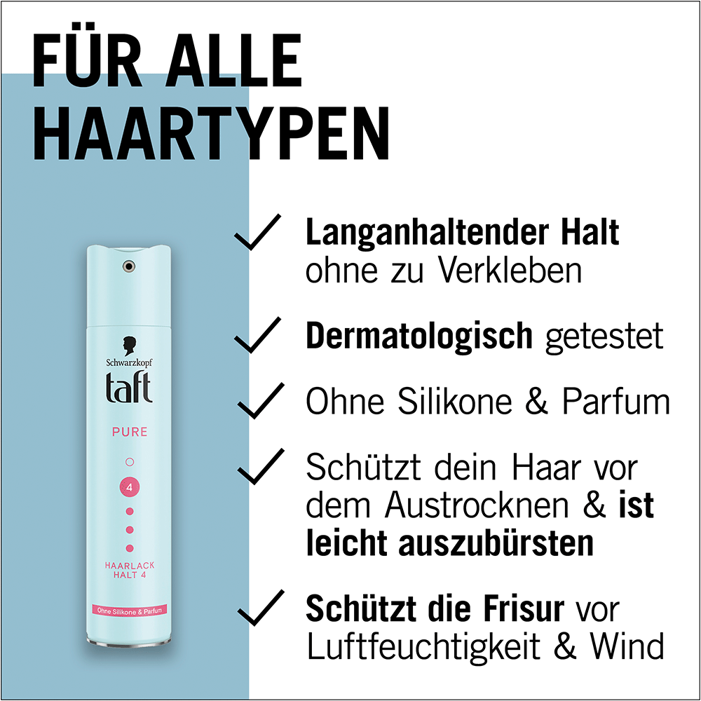 Bild: Schwarzkopf taft Haarspray Pure