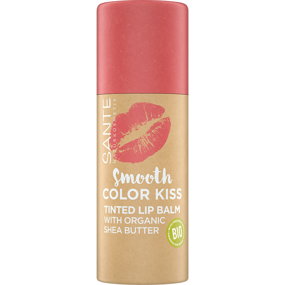 Bild: SANTE Smooth Color Kiss Lippenstift soft coral