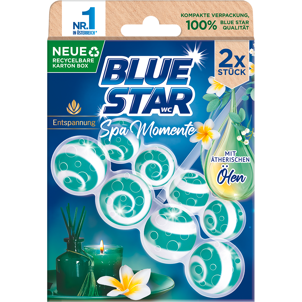 Bild: Blue Star Spa Moments WC-Steine Entspannung