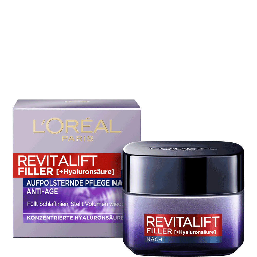 Bild: L'ORÉAL PARIS Revitalift Filler Anti-Age Nachtpflege