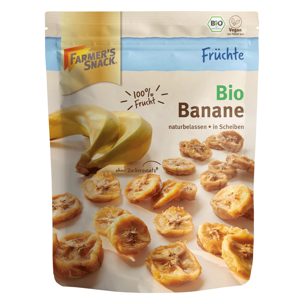 Bild: Farmer's Snack Banane getrocknet in Scheiben