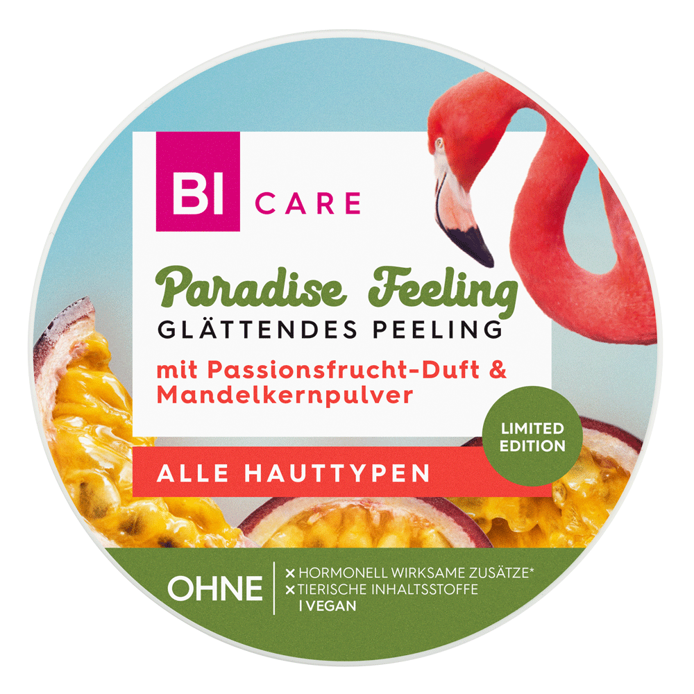Bild: BI CARE Glättendes Peeling Paradise Feeling