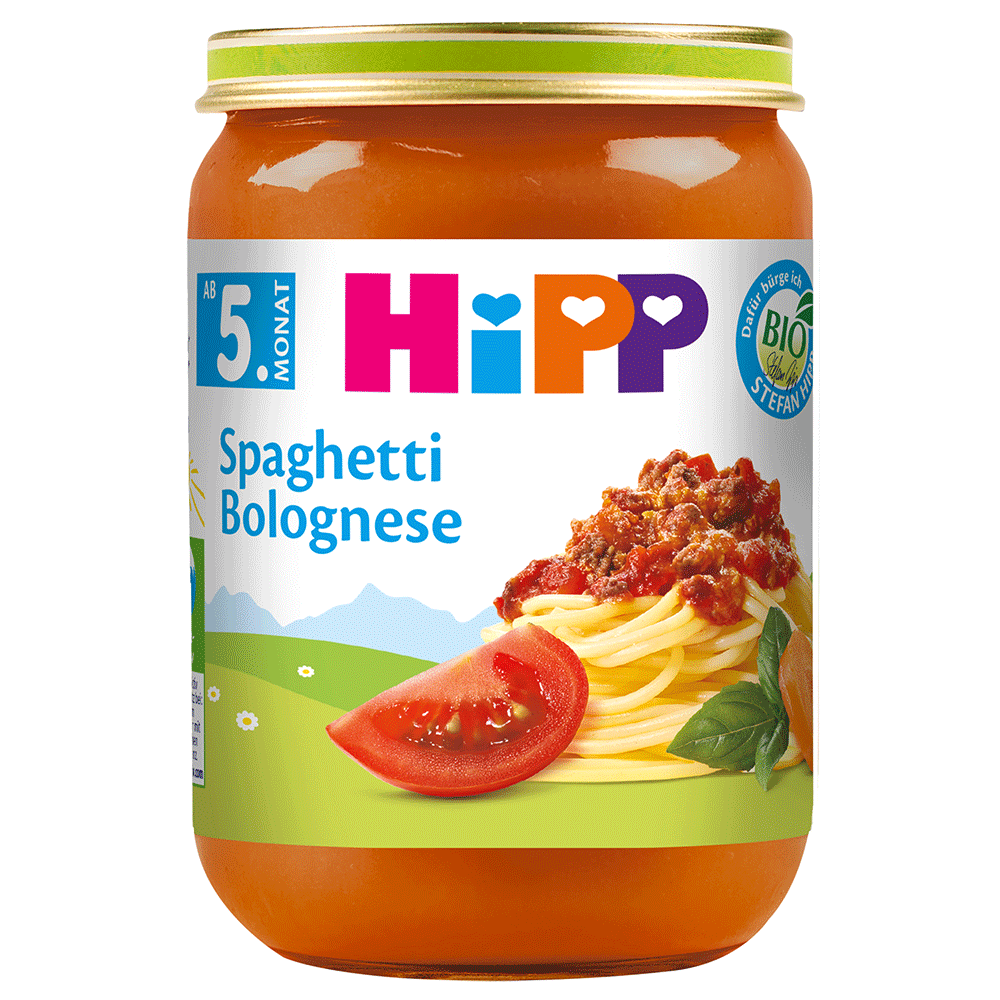 Bild: HiPP Spaghetti Bolognese