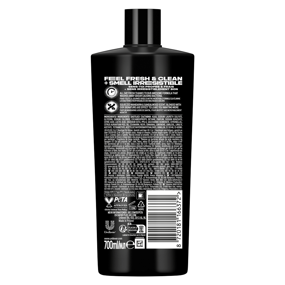 Bild: AXE Duschgel Africa