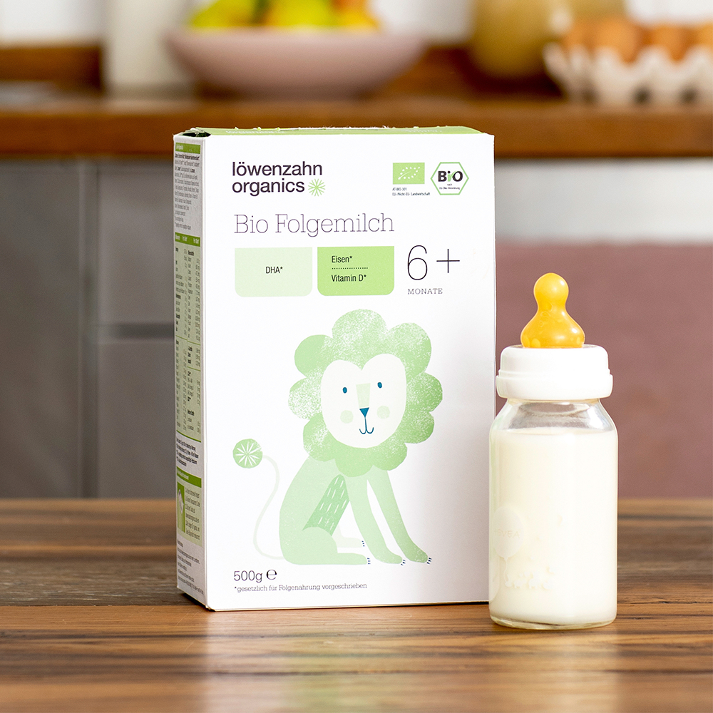 Bild: Löwenzahn organics Bio Folgemilch