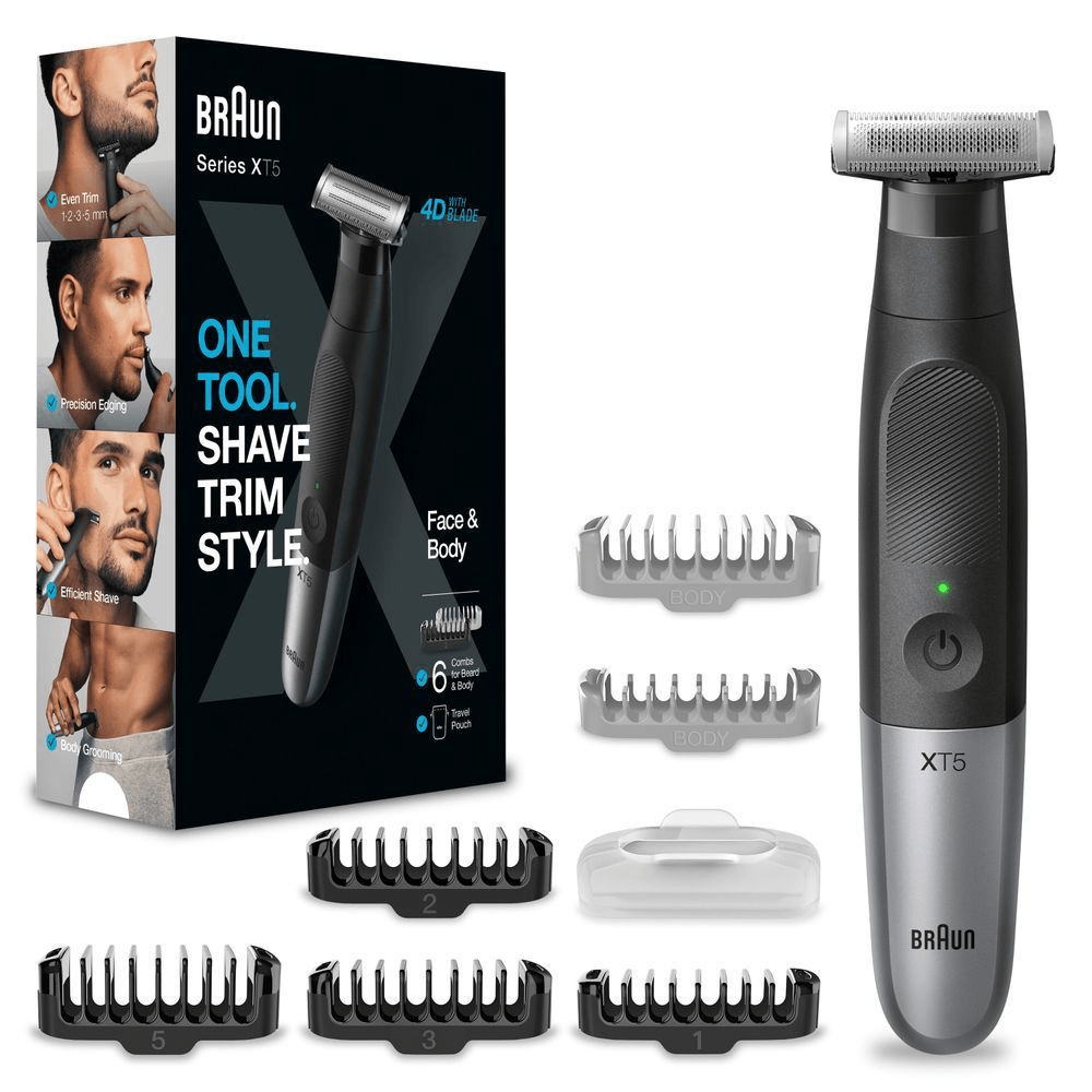 Bild: Braun Series X Barttrimmer und Körperrasierer XT5200