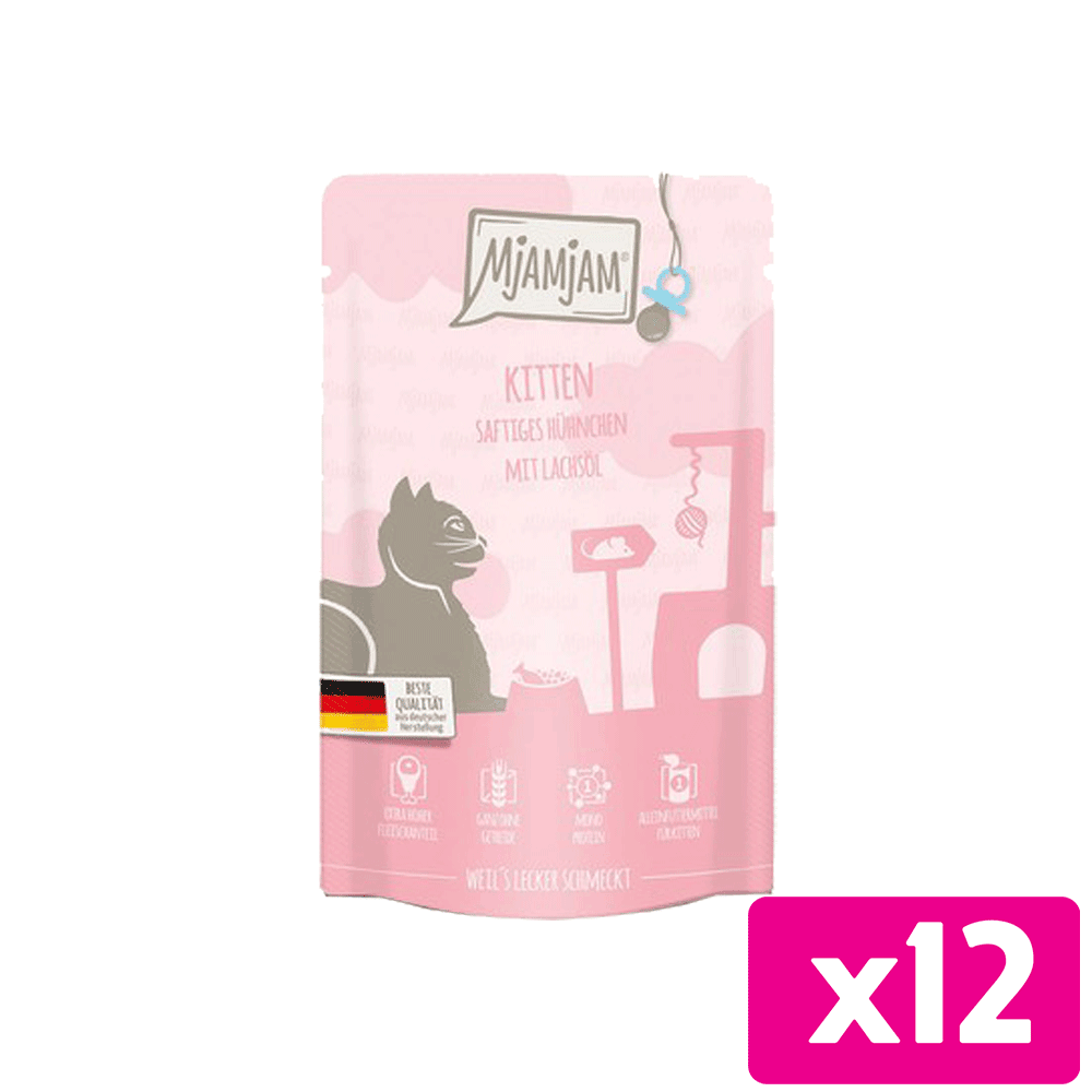 Bild: Mjamjam Kitten saftiges Huhn mit Lachsöl