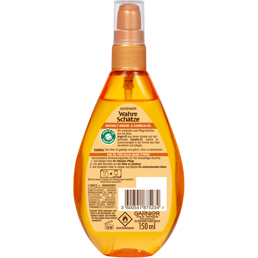 Bild: GARNIER Wahre Schätze Haaröl - Der wunderbare Nährer