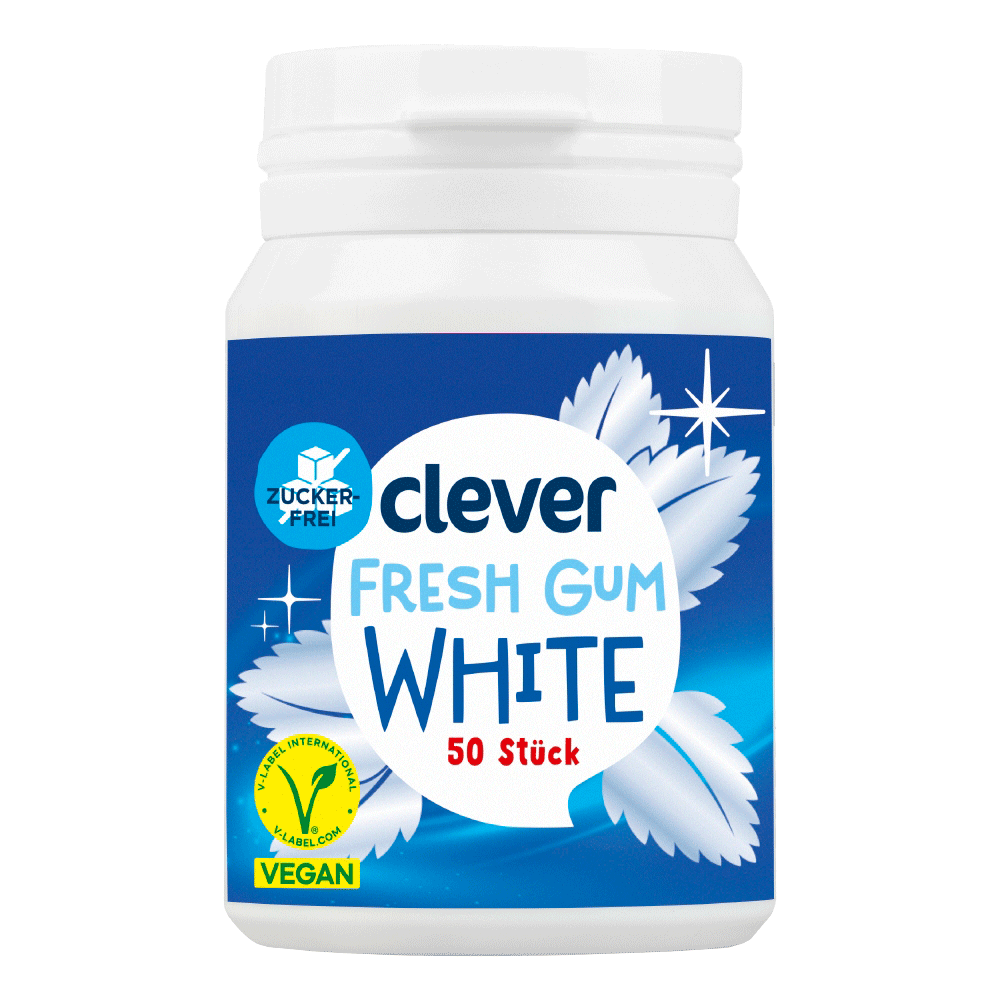 Bild: clever Kaugummi White