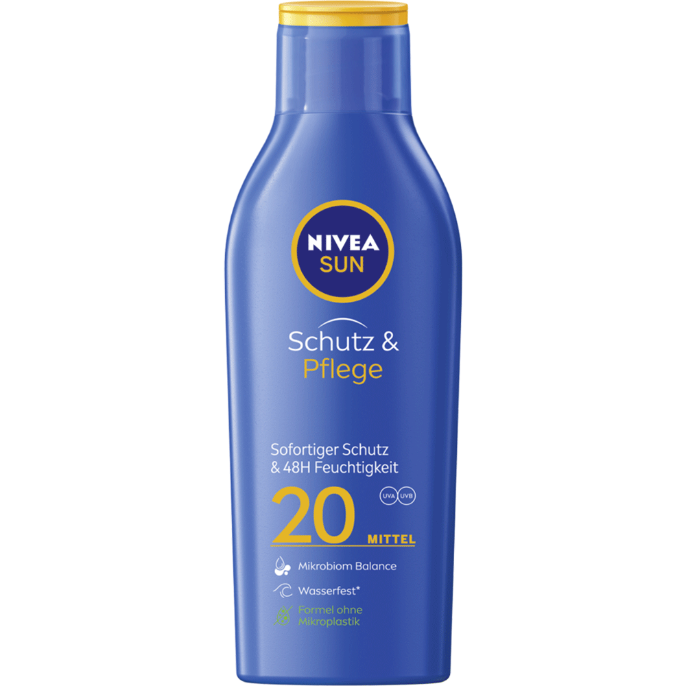 Bild: NIVEA Sun Schutz & Pflege Sonnen-Lotion LSF20