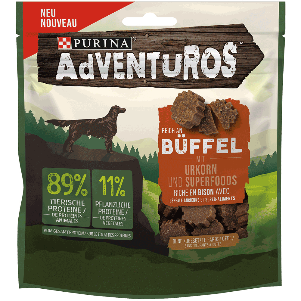 Bild: Purina AdVENTUROS Adventuros Büffel mit Urkorn