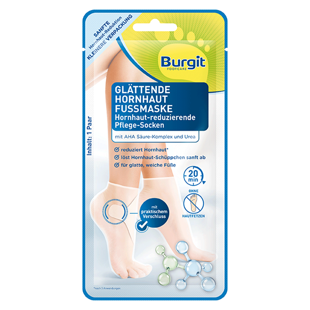 Bild: Burgit Footcare Glättende Hornhaut Fußmaske