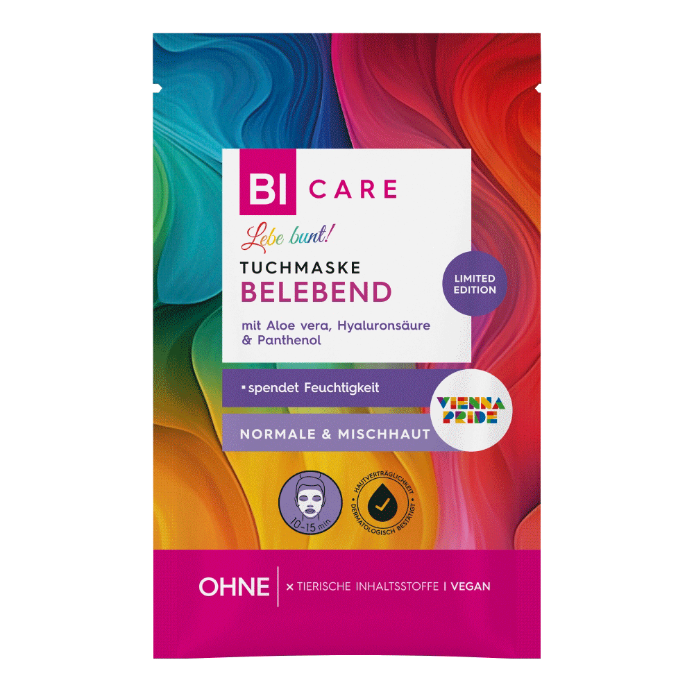 Bild: BI CARE Tuchmaske Pride Edition