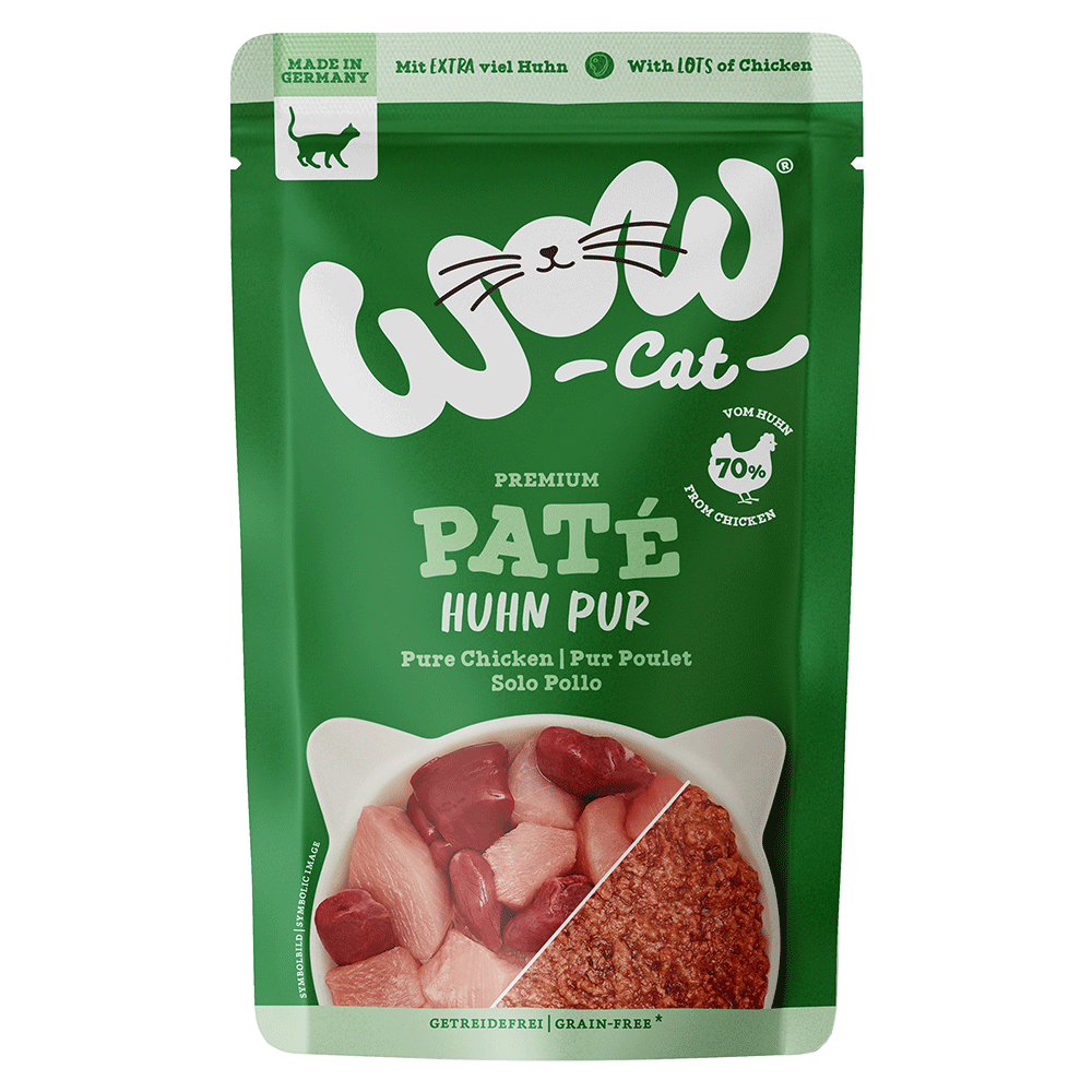 Bild: WOW Cat Paté Huhn Pur