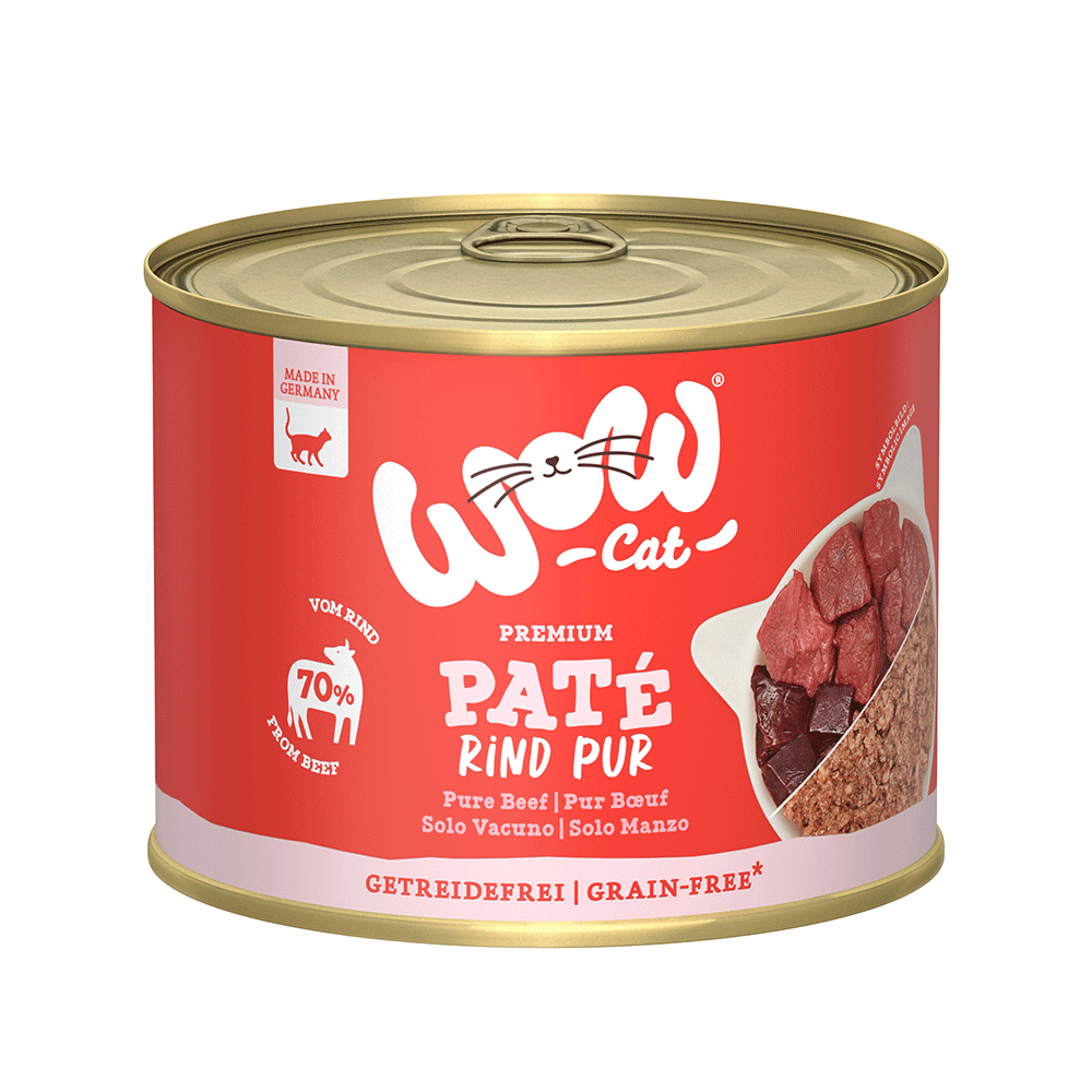 Bild: WOW Cat Premium Paté Rind Pur