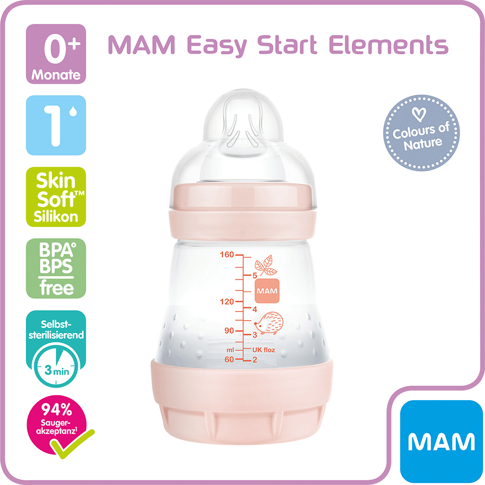 Bild: MAM Easy Start Anti-Colic Elements Babyflasche 160ml