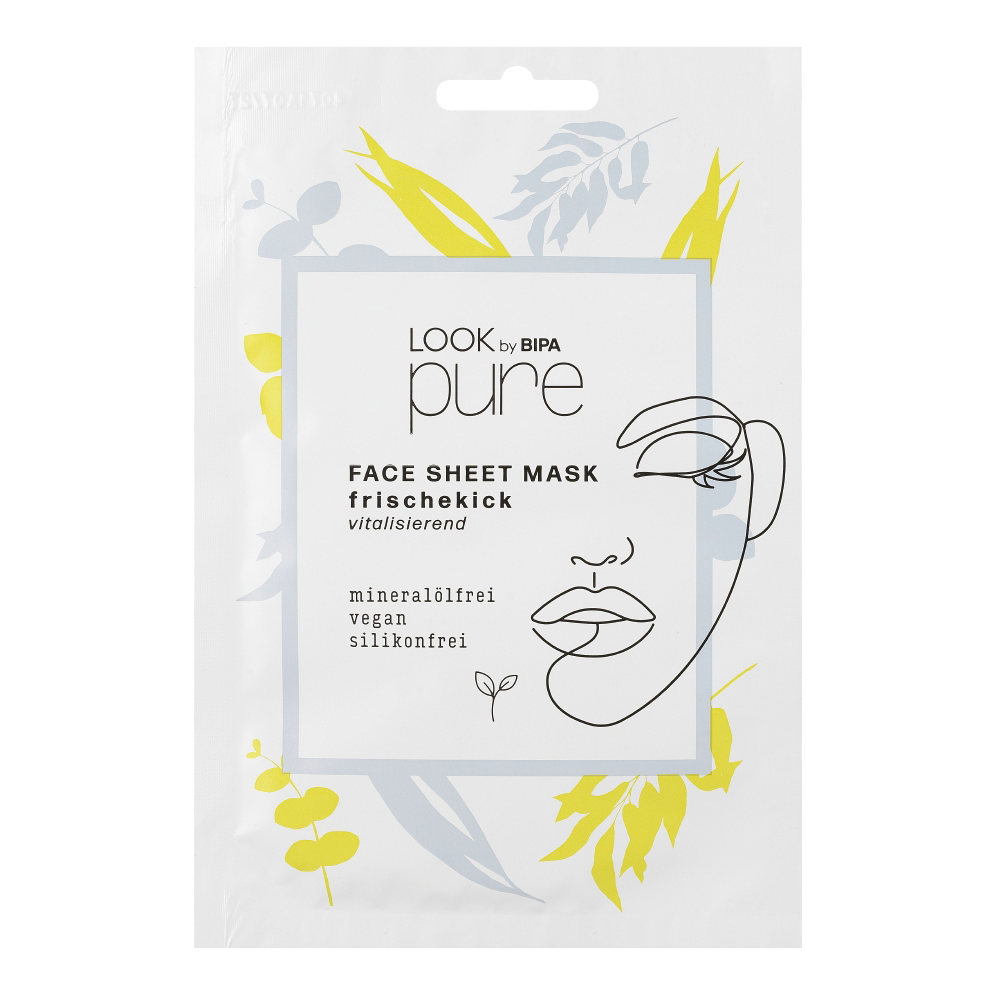 Bild: LOOK BY BIPA pure Tuchmaske Frischekick