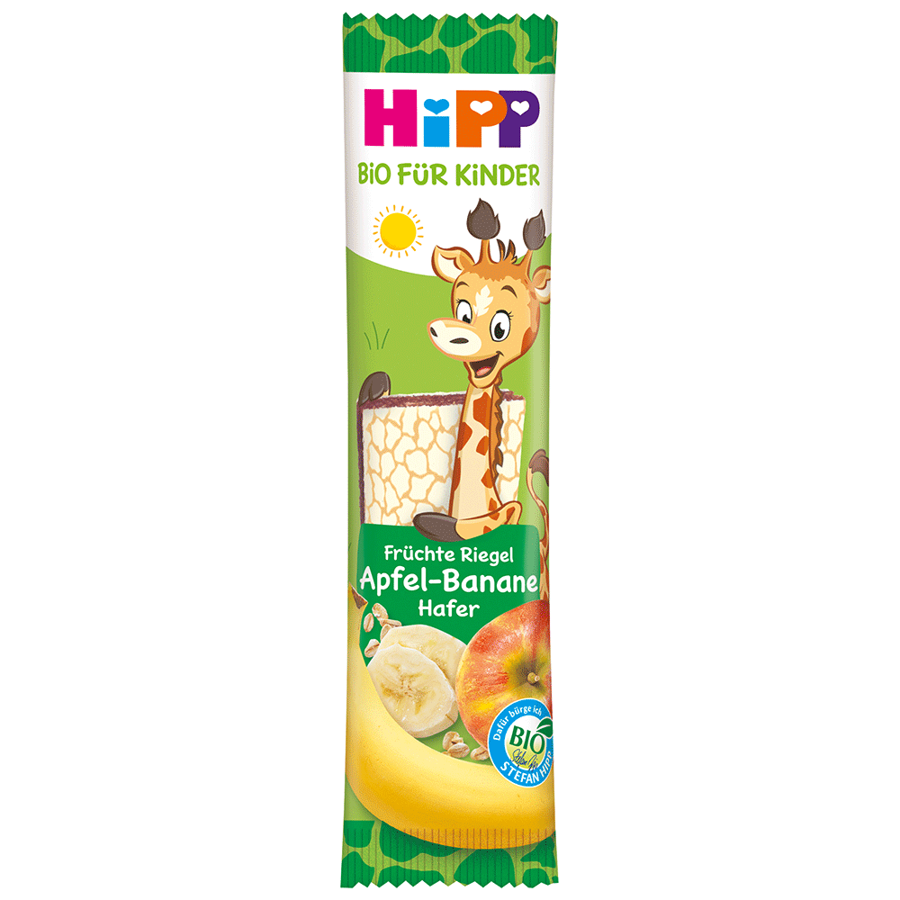 Bild: HiPP Früchte Riegel Apfel Banane Hafer