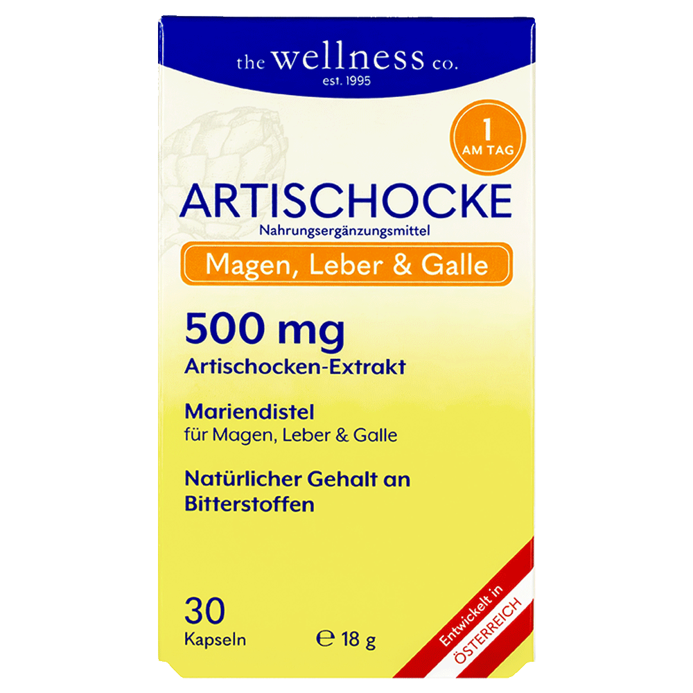 Bild: the wellness co. Artischocke Kapseln