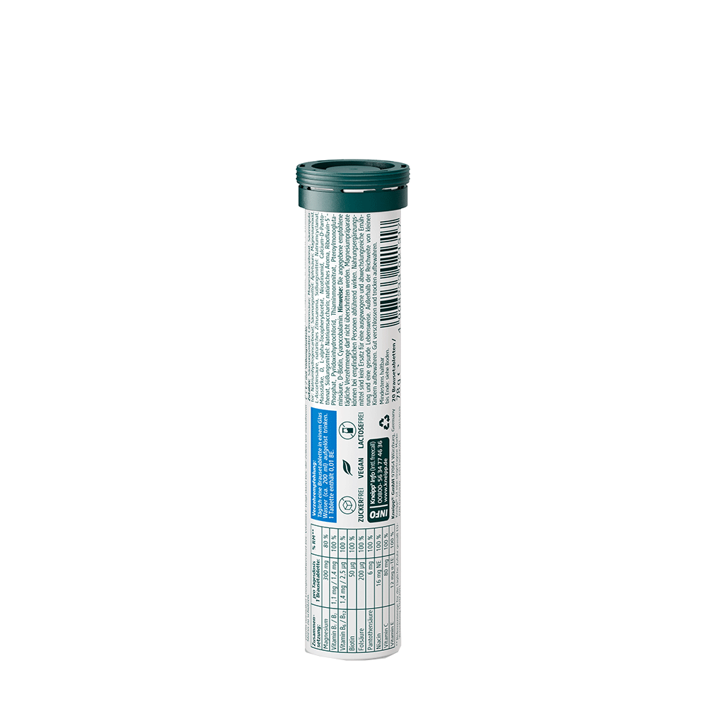 Bild: Kneipp Brausetabletten Magnesium + Vitamine B+C+E