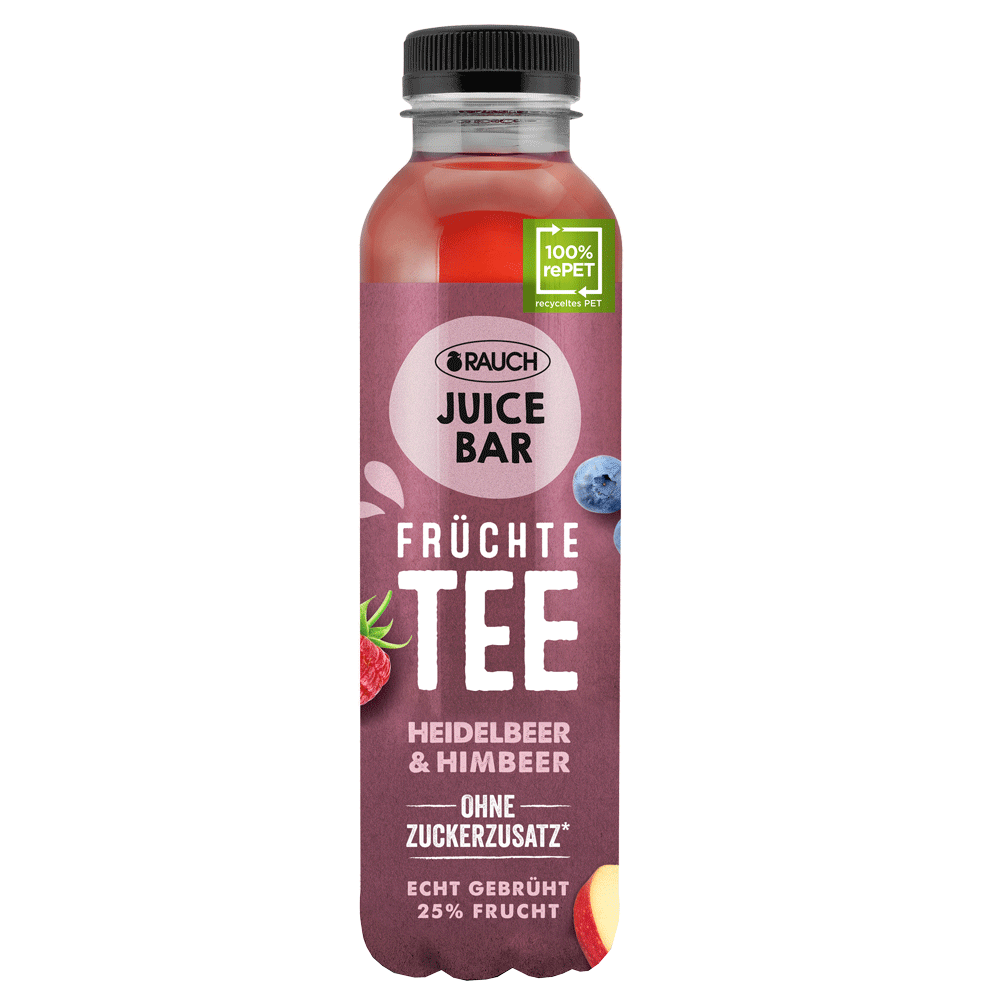 Bild: Rauch Juicebar Früchtetee Heidelbeer Himbeer
