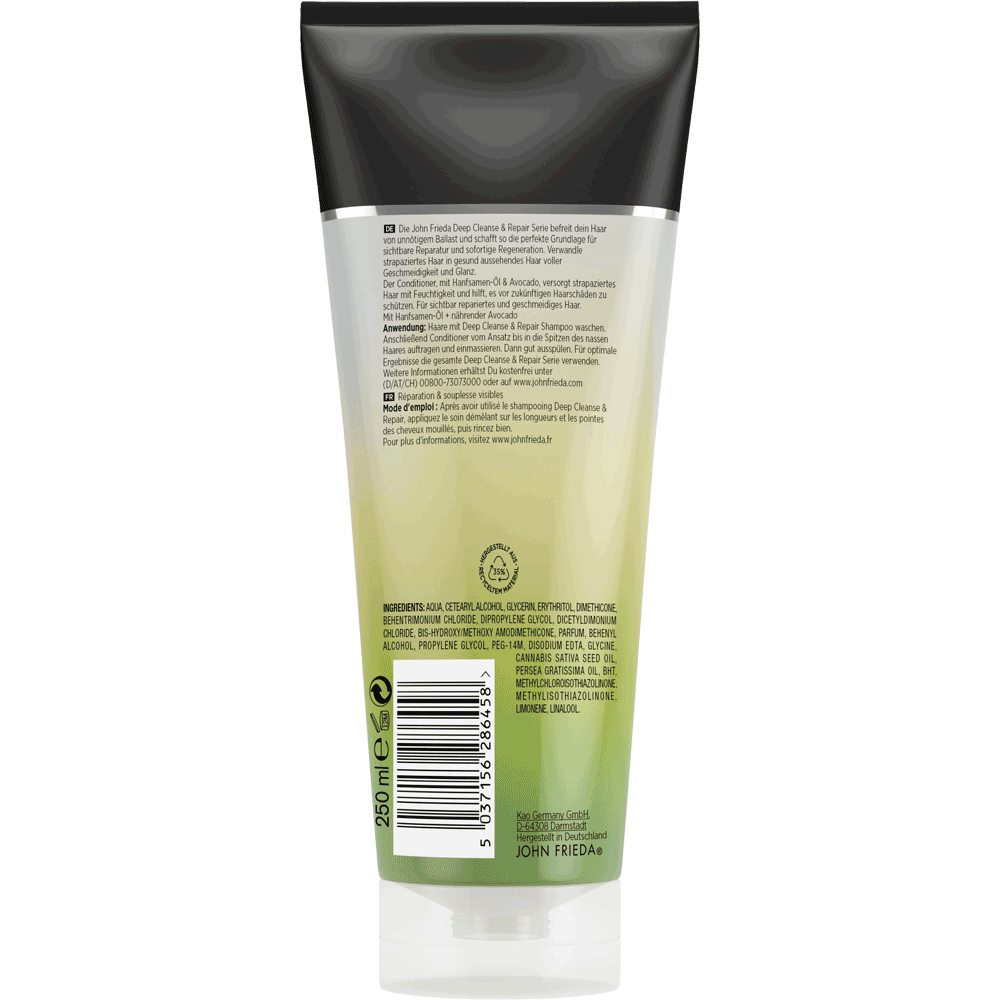 Bild: JOHN FRIEDA Deep Cleanse + Repair Conditioner