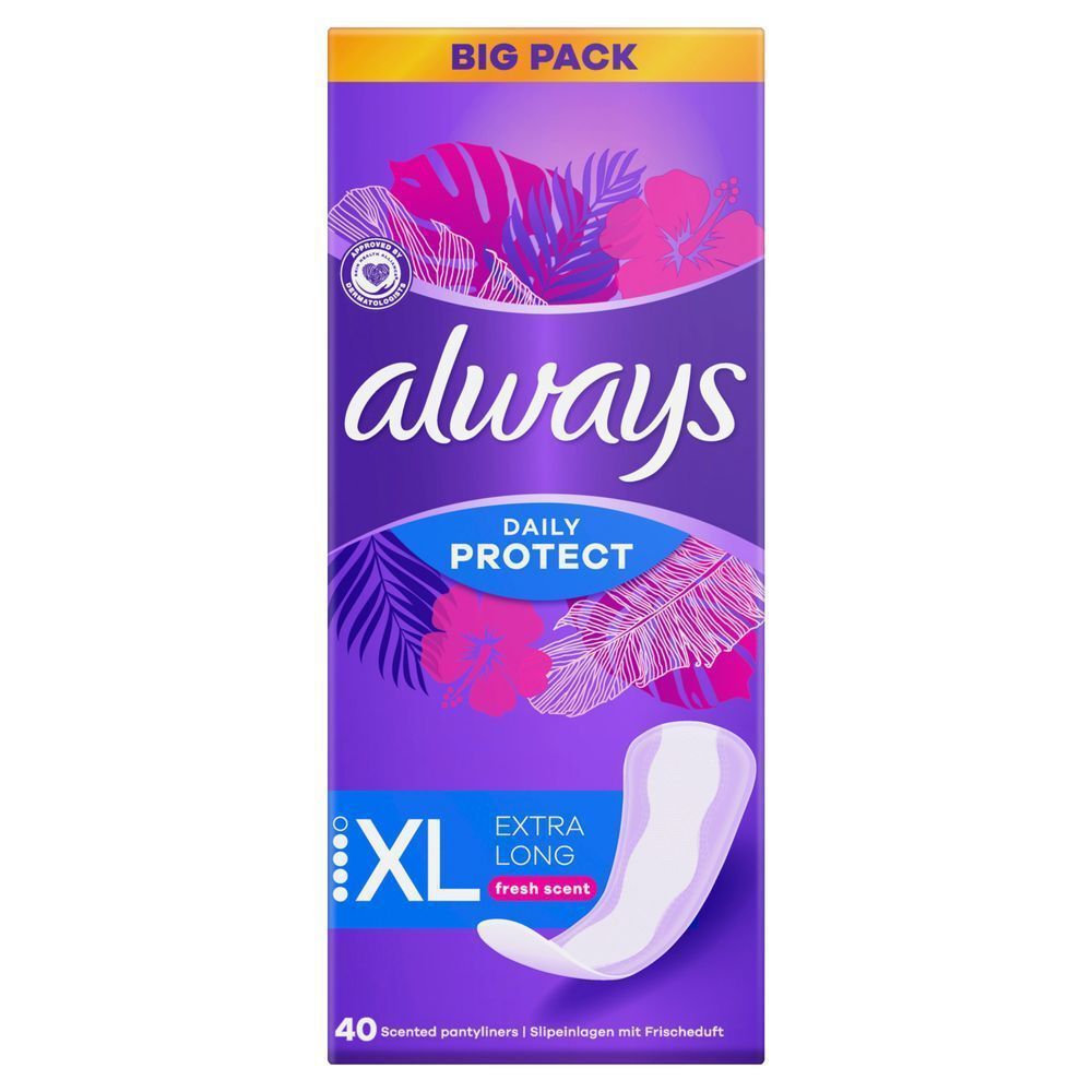 Bild: always Daily Protect Extra Long Slipeinlagen 