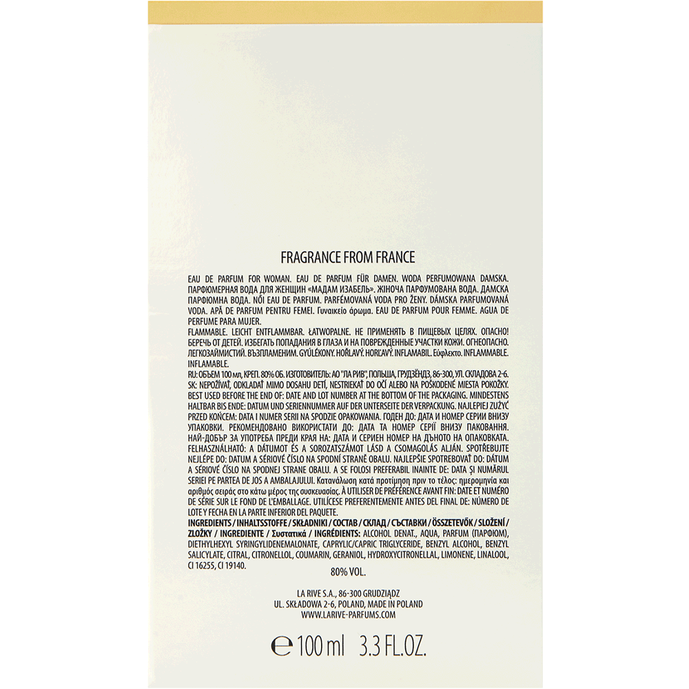 Bild: LA RIVE Isabel Eau de Parfum