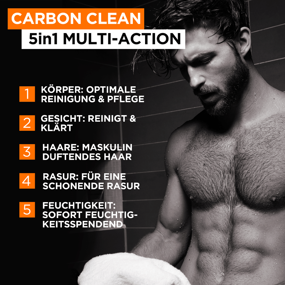 Bild: L'ORÉAL PARIS MEN EXPERT Duschgel Pure Carbon 5in1
