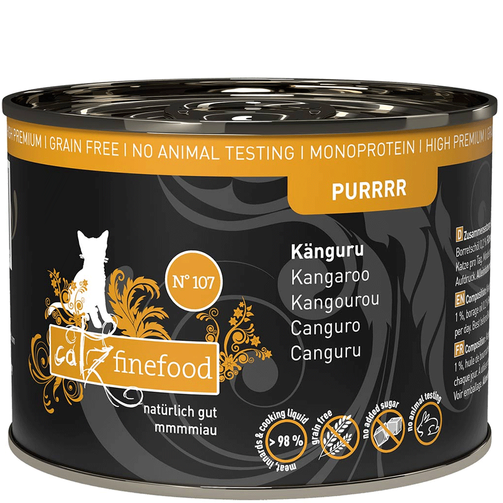 Bild: catz finefood Purrrr Känguru Katzenfutter