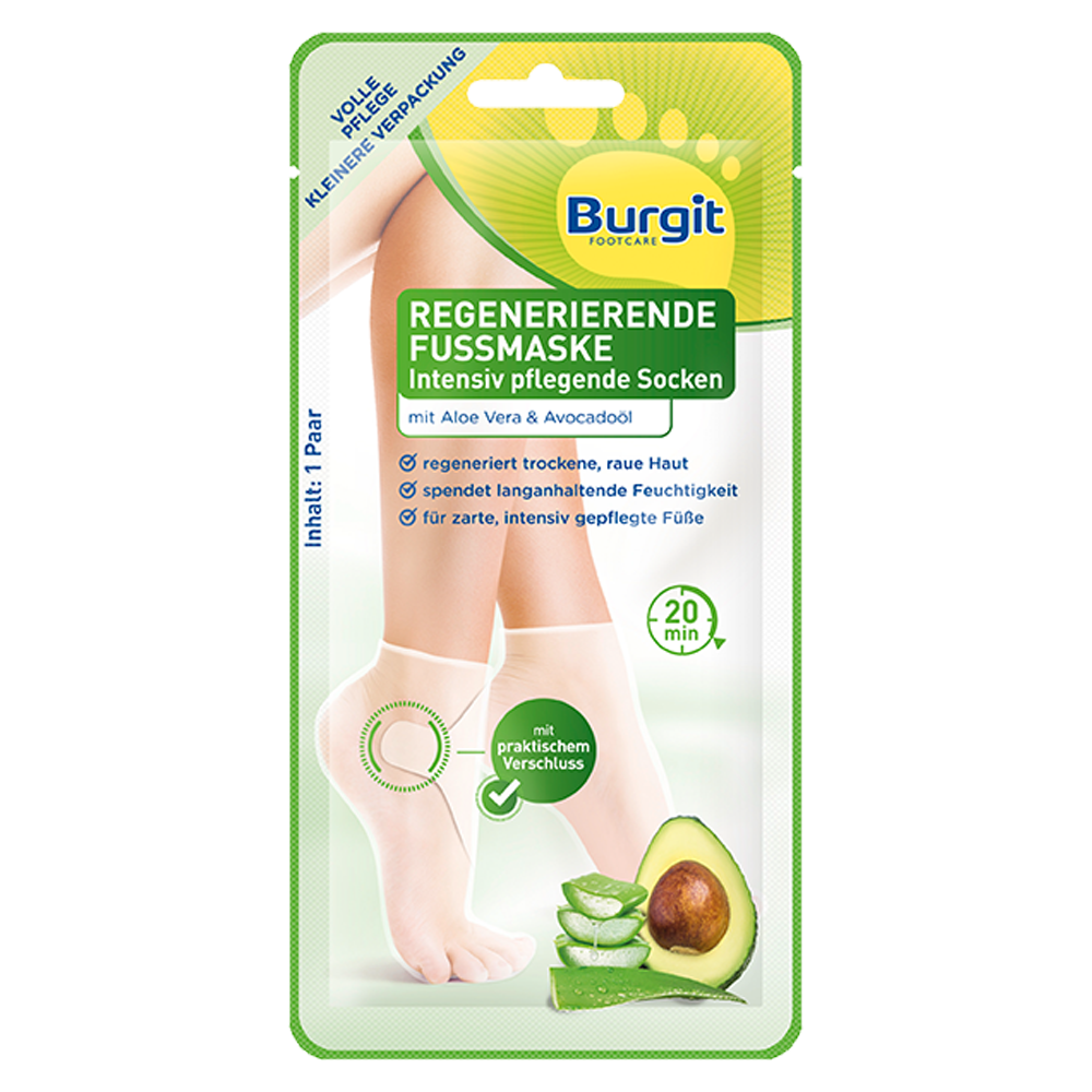Bild: Burgit Footcare Regenerierende Fußmaske