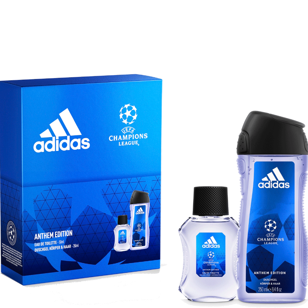 Bild: adidas Uefa 7 Anthem Geschenkset (EDT 50ML + Showergel 250ML)