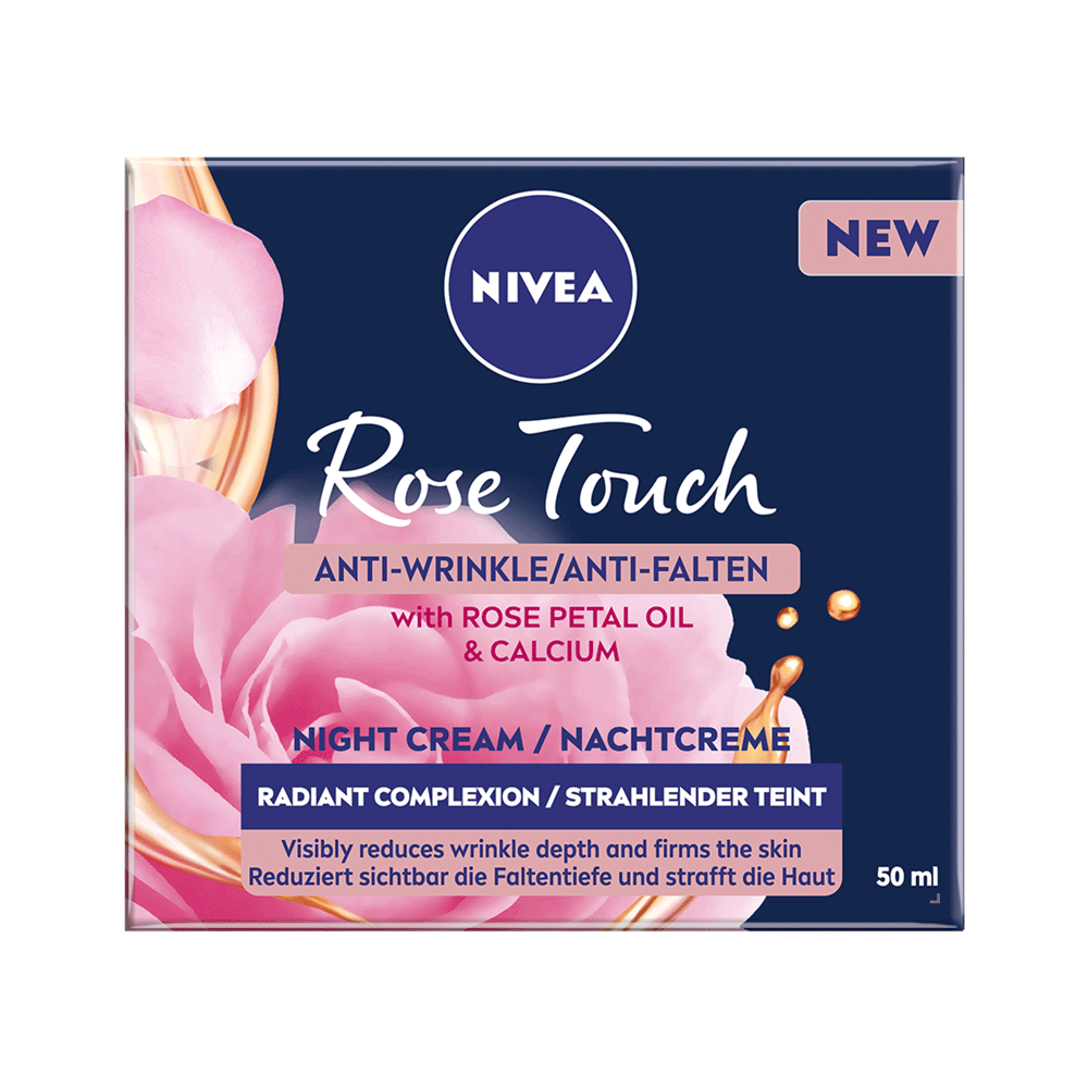 Bild: NIVEA Rose Touch Anti Falten Nachtcreme 