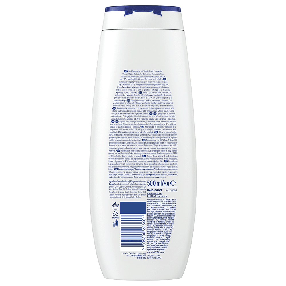 Bild: NIVEA Pflegedusche Rose 