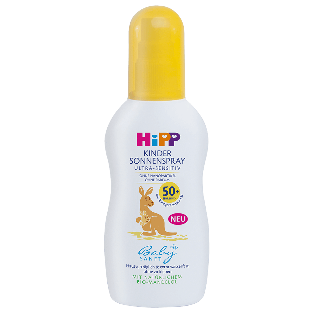 Bild: HiPP Babysanft Kinder Sonnenspray Ultra Sensitiv LSF 50+
