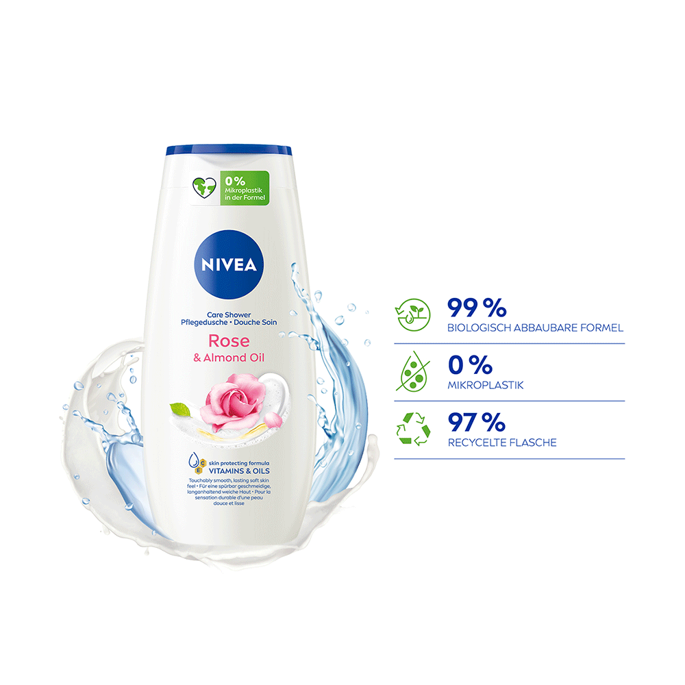 Bild: NIVEA Pflegedusche Rose und Mandelöl