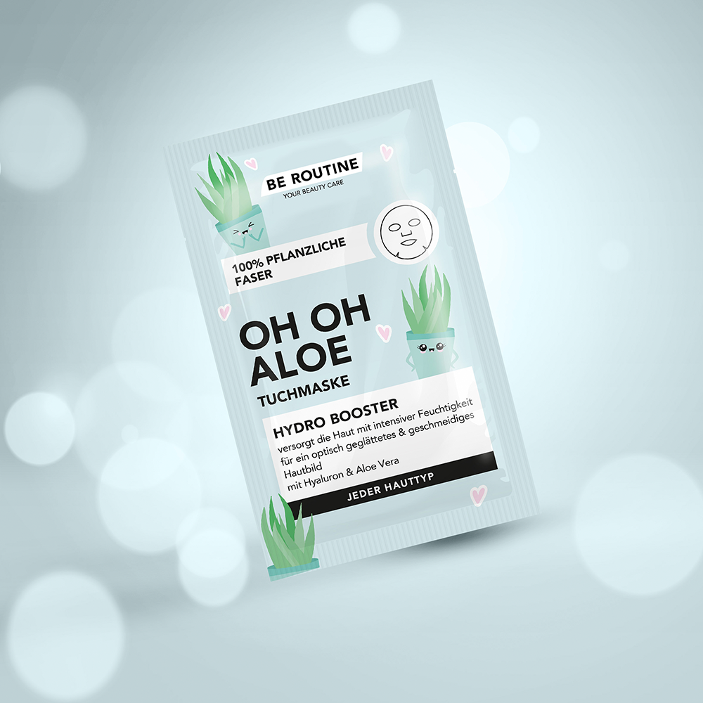 Bild: b.e. ROUTINE Tuchmaske Oh Oh Aloe 
