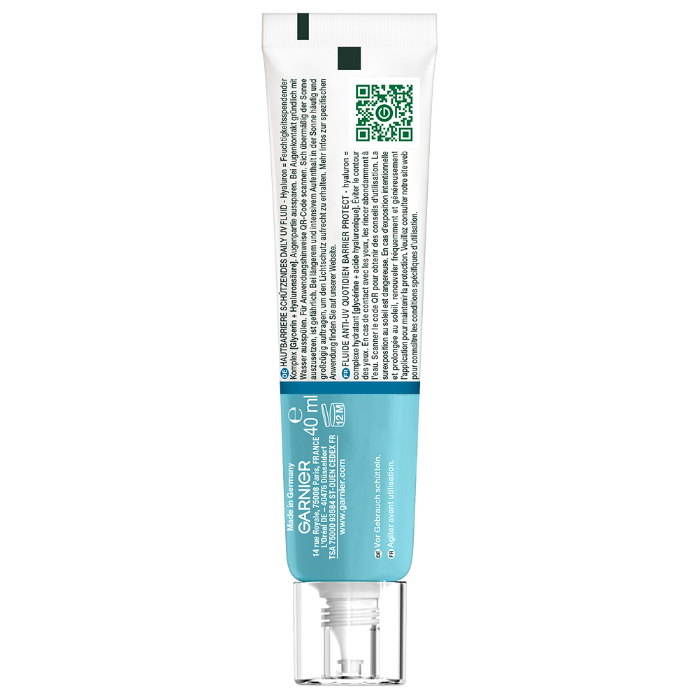 Bild: GARNIER Hyaluron Barrier Protect Daily UV Fluid LSF50+ 