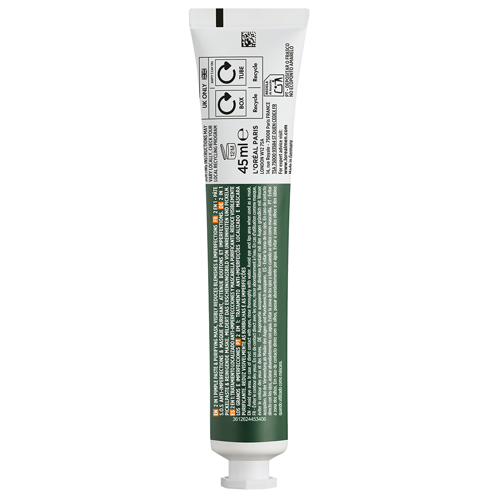 Bild: L'ORÉAL PARIS MEN EXPERT Derma Control S.O.S. 2in1 Anti-Pickel Paste 