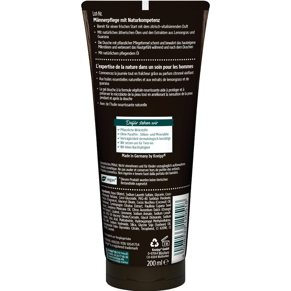Bild: Kneipp Men 2in1 Dusche Startklar 